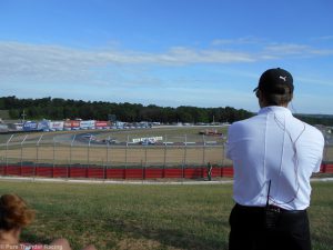 NASCAR journalist at Mid-Ohio