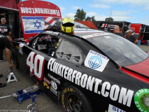 NASCAR journalist at Mid-Ohio