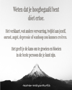 Weten doet ertoe ! Hoogbegaafdheid