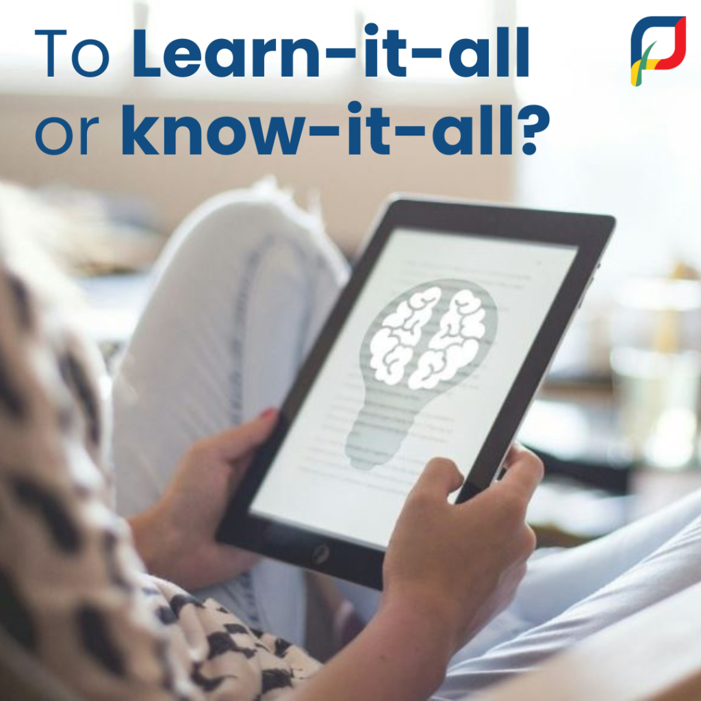 To learn-it-all or know-it-all