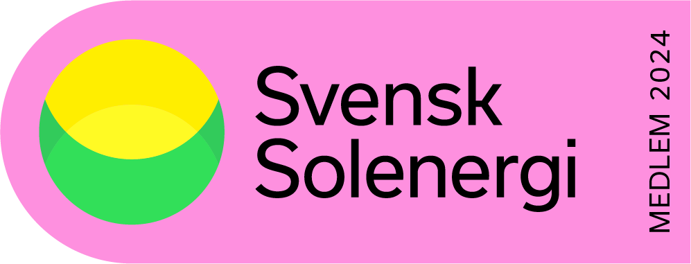 Logotyp Medlem Svensk Solenergi