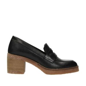Jamila PX Shoes Black Heel leather