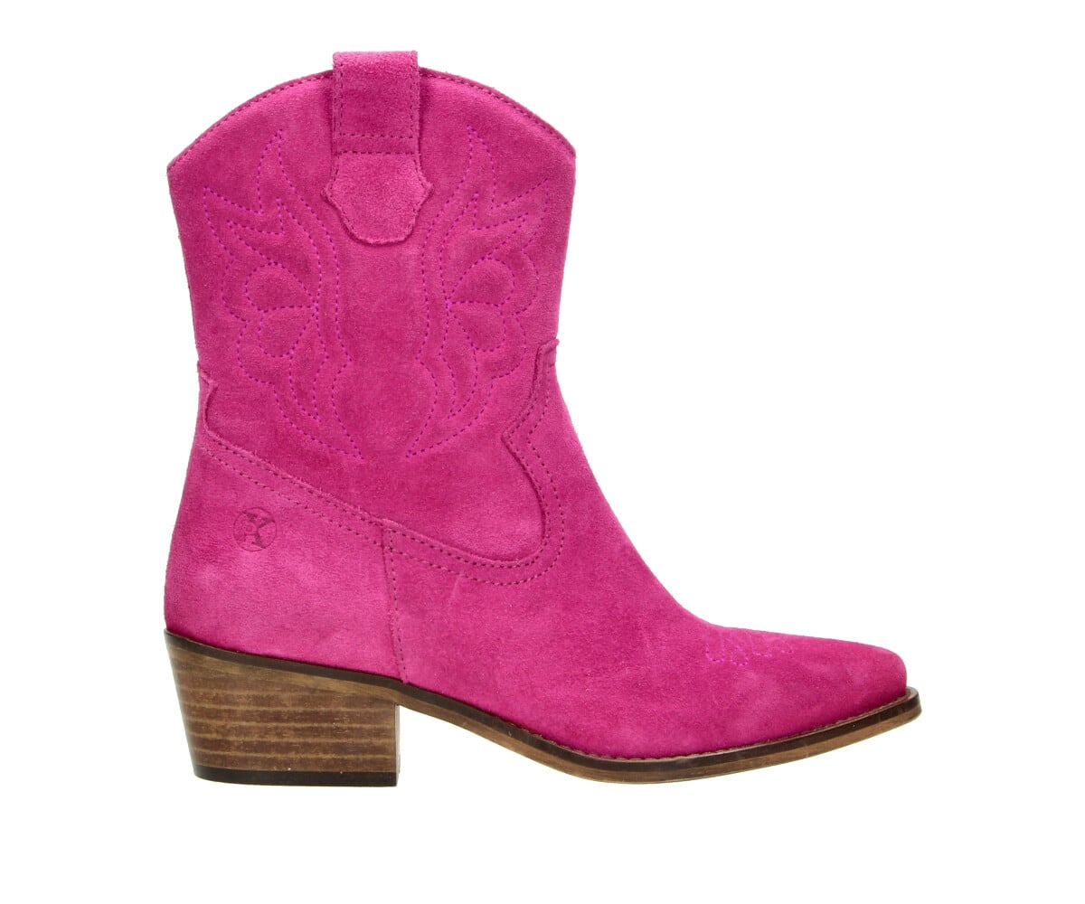 Western Boot Mint 10 6400 Fuchsia Suede by PX Shoes