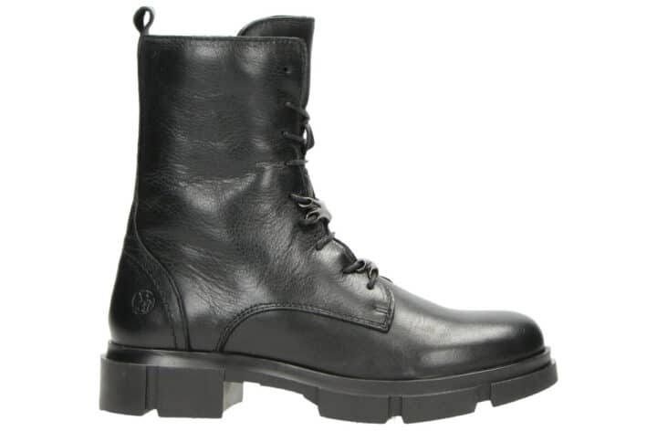 Bodil PX Shoes Black Leather Combat