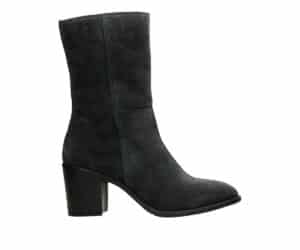 Miki PX Shoes Black suede Leather