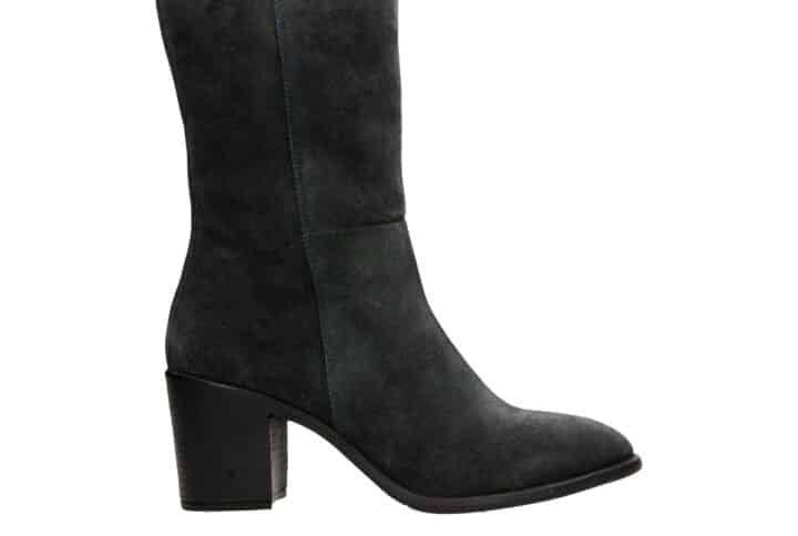 Miki PX Shoes Black suede Leather