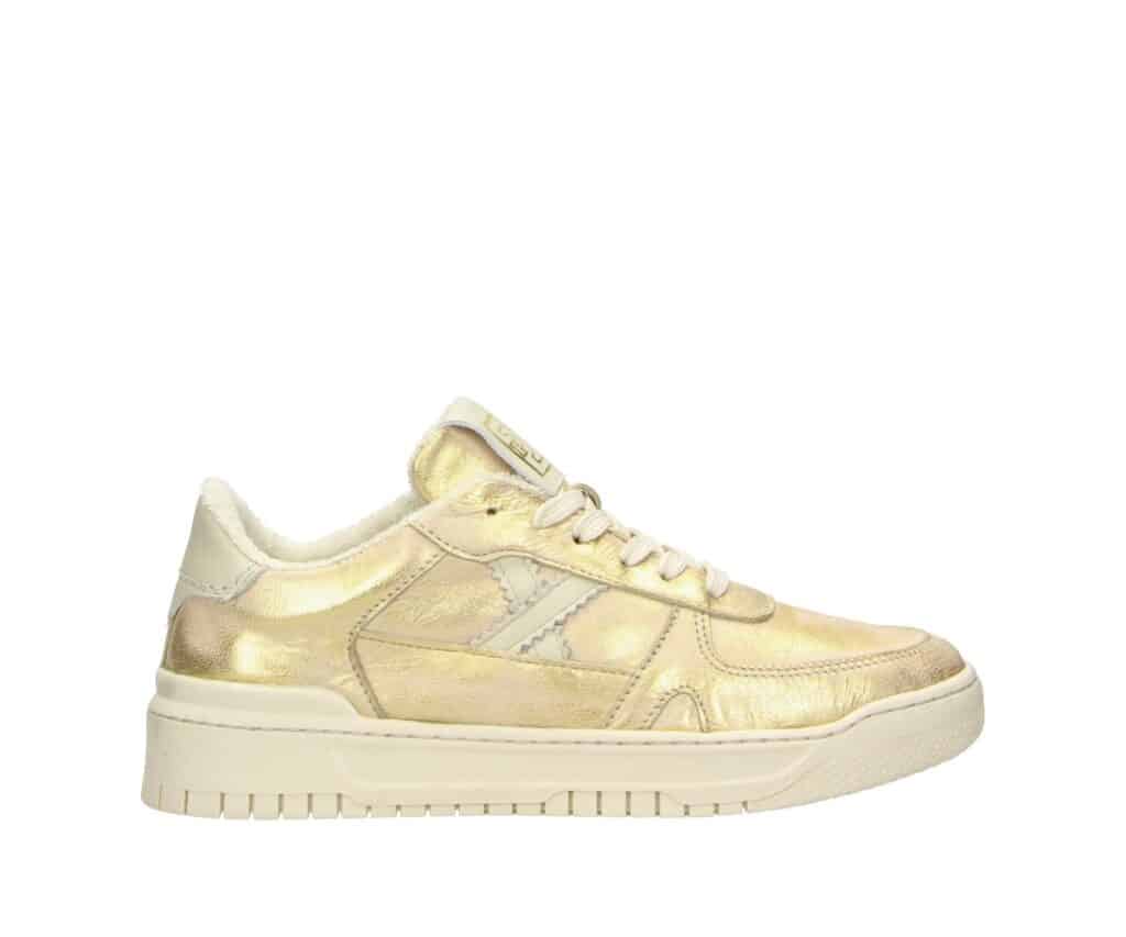 Violetta 70 Gold Metallic Leather sneaker by PX Shoes