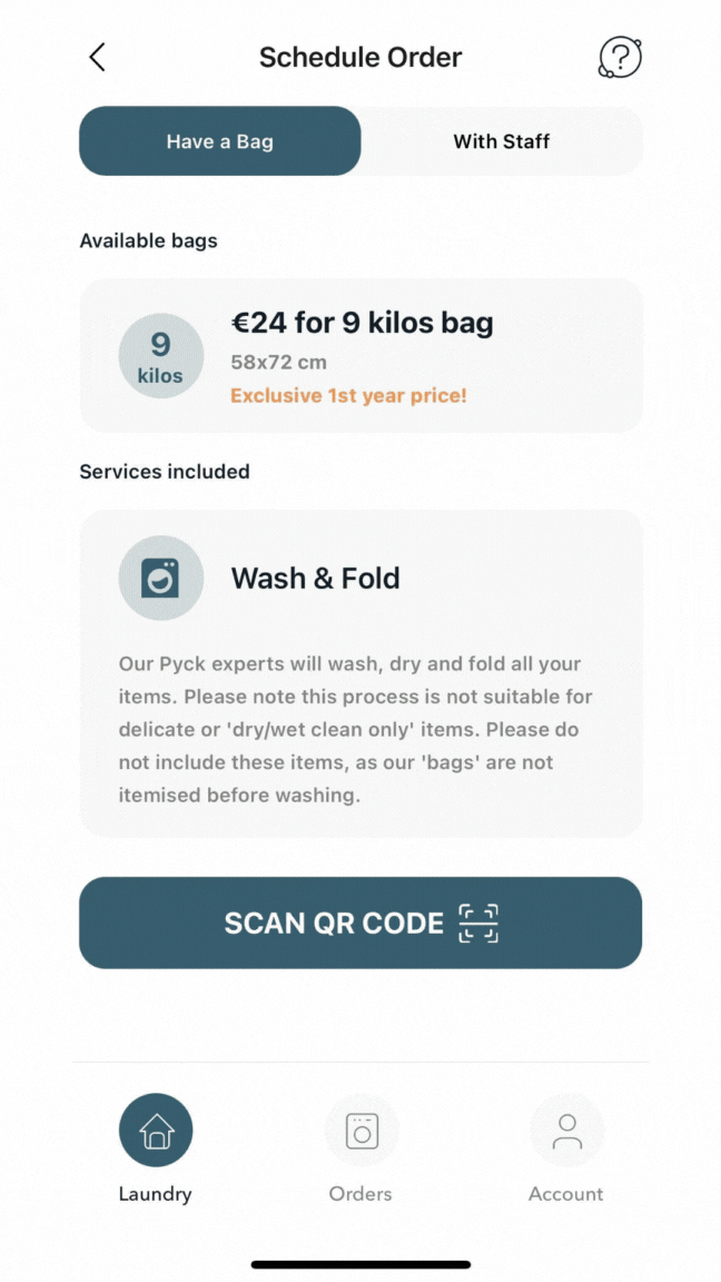 how to use the pyck app