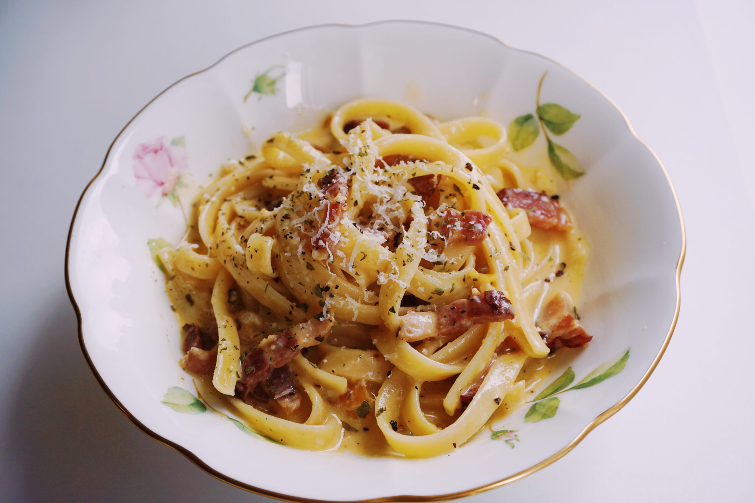 Salted Egg Yolk Carbonara Pasta Qiu Qiu Food Simple Recipes