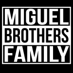 Miguel Brothers shirt logo - WHITE