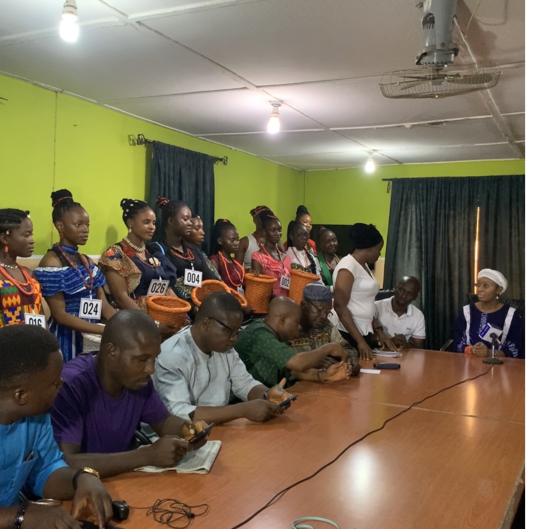 2022 Cultural Pageant contestants paid a visit to the National Union of Journalism and the Ministry of Information and Civic Orientation in Osogbo