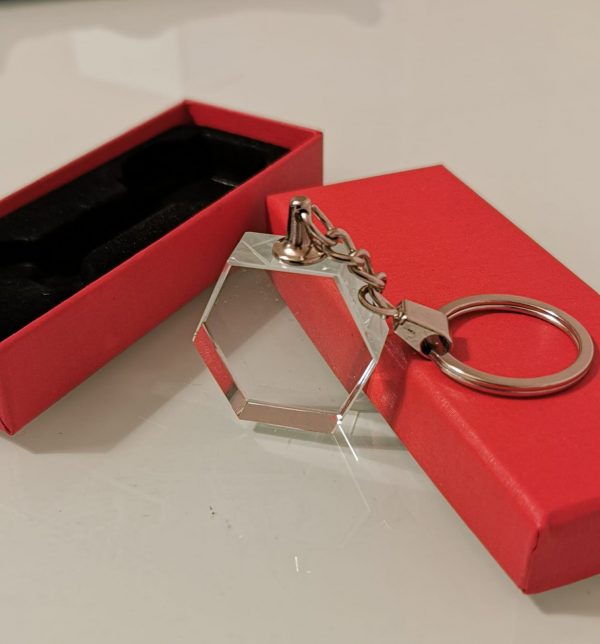 Customised 2D Octagonal Key Chain - Image 2