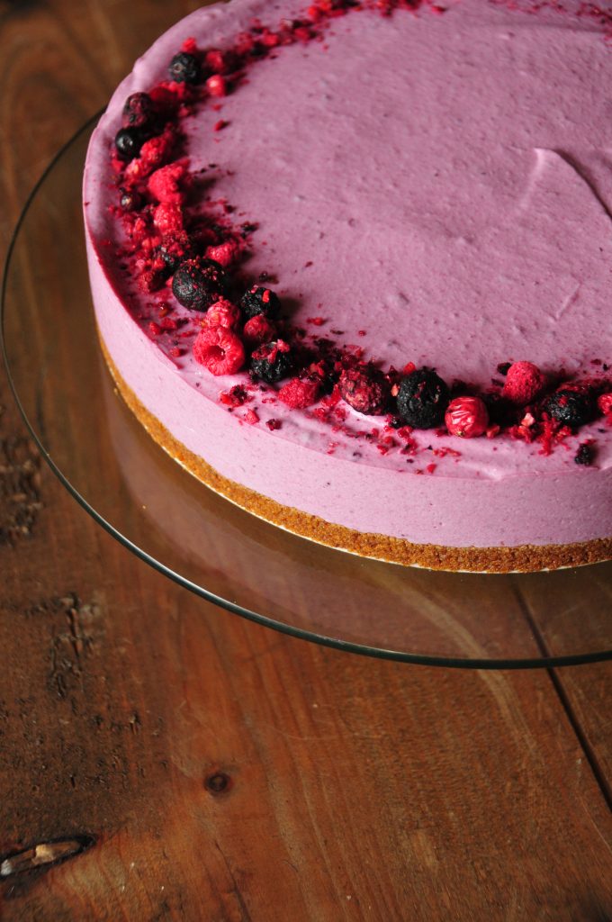 Bosvruchtenmousse Taart