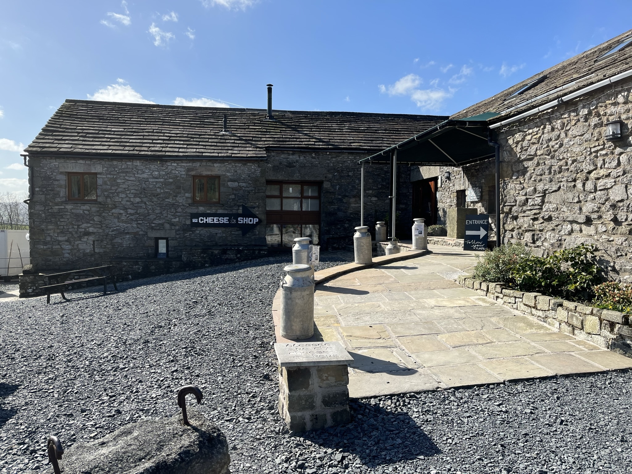 Learning to make cheese at the Courtyard Dairy