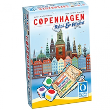 Copenhagen Roll & Write prijs kopen Queen of Games Oostende 01
