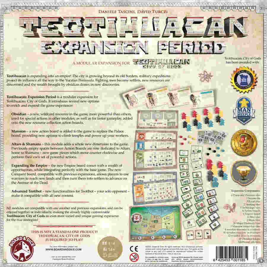 Teotihuacan Expansion Period prijs kopen bordspellen Queen of Games Oostende 02