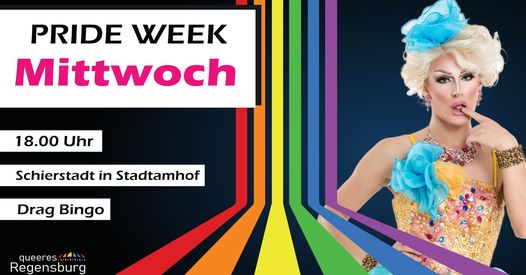 Pride Week Mittwoch
18:00 Uhr
Schierstadt, Stadtamhof
Drag Bingo