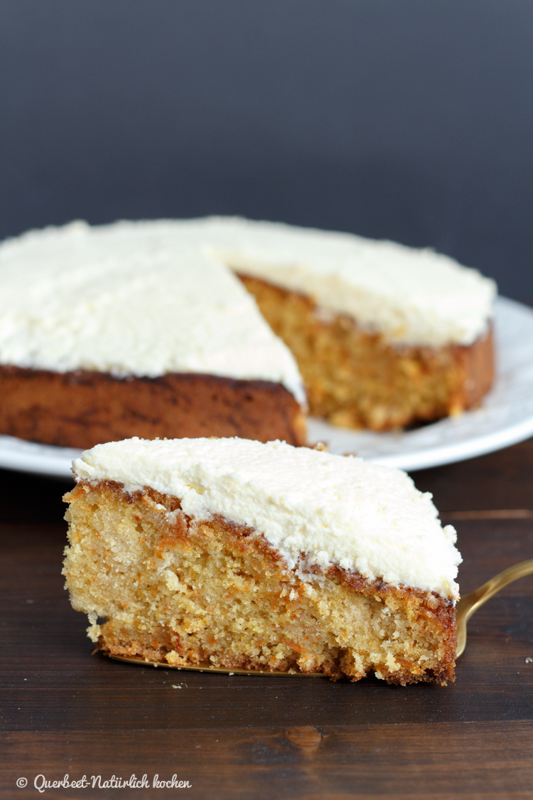 Carrot Cake mit Honig {nach Hugh FearnleyWhittingstall} Querbeet