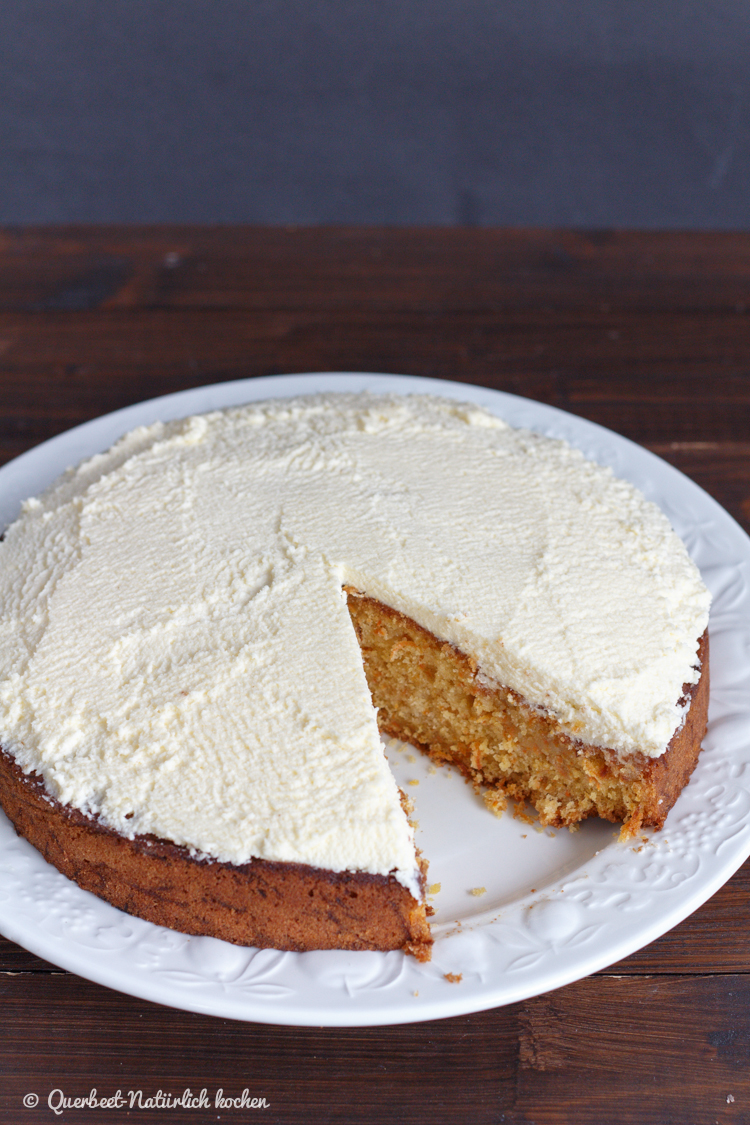 Carrot Cake mit Honig {nach Hugh FearnleyWhittingstall} Querbeet