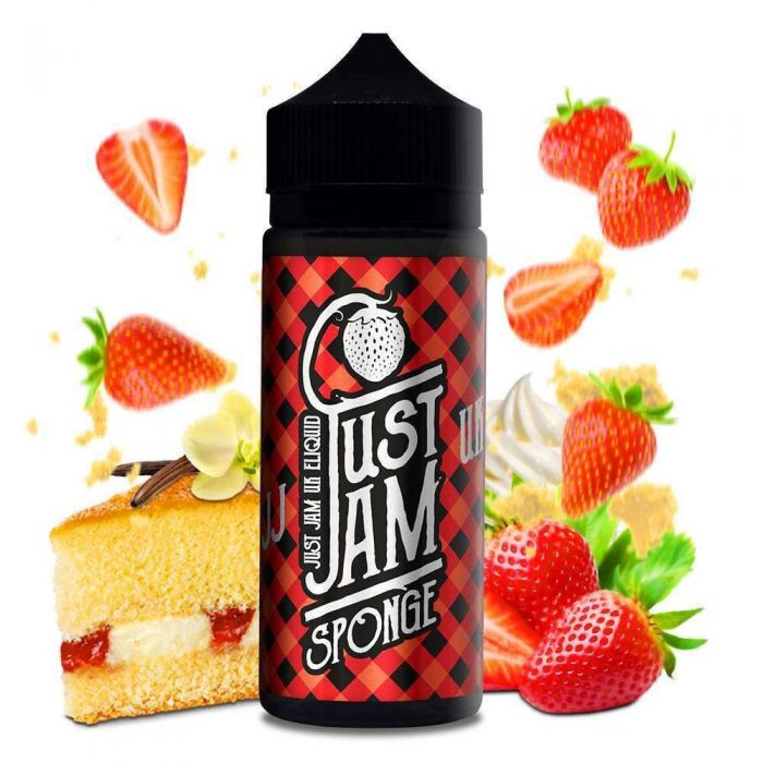 just jam vape juice Strawberry Custard E-Liquid 100ml main image 1