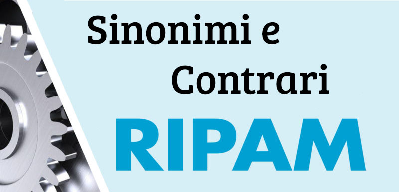 Ripam sinonimi e contrari