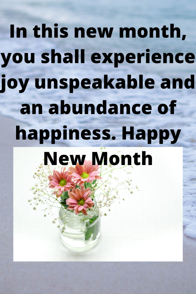 Happy new month prayers for your loved ones