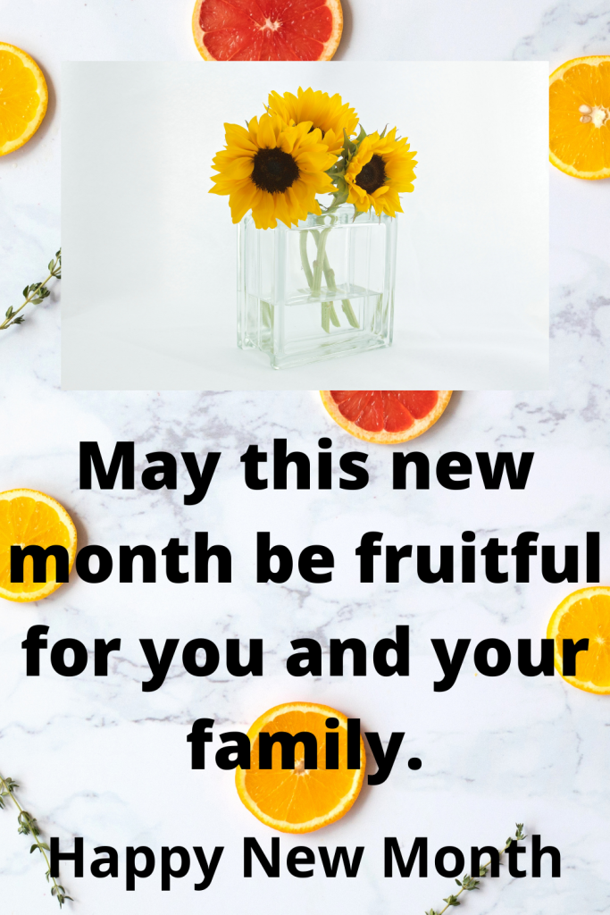 Happy new month prayers for your loved ones