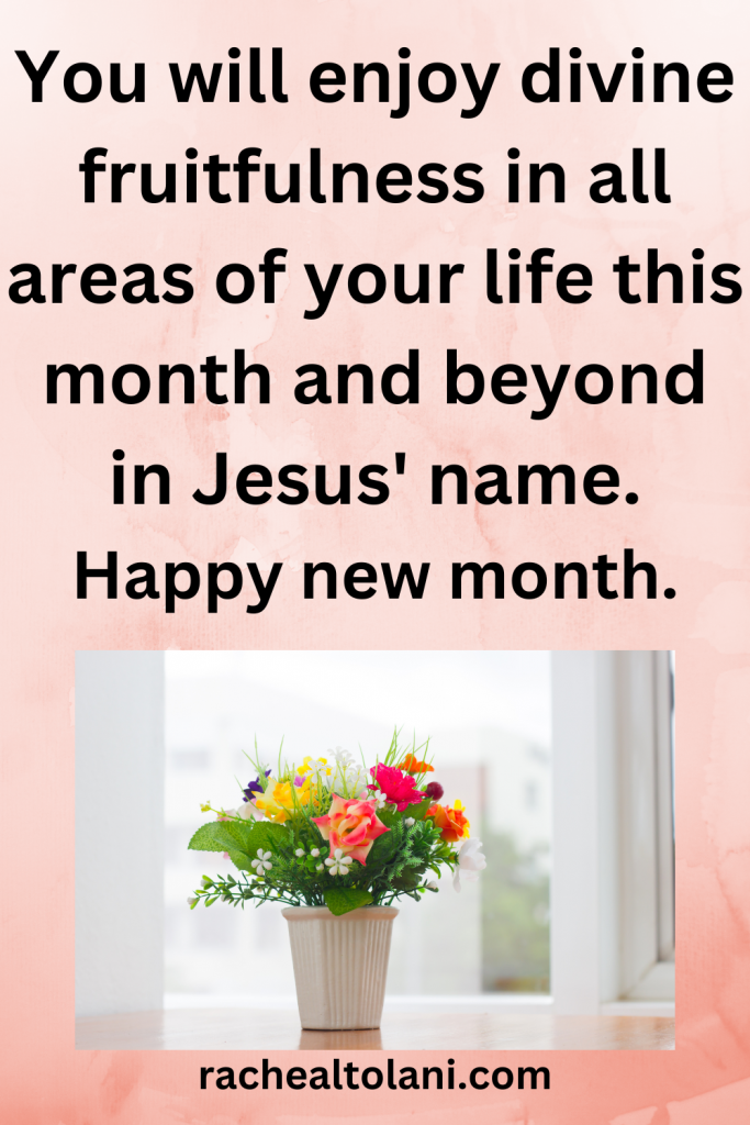 Happy New Month Prayers 