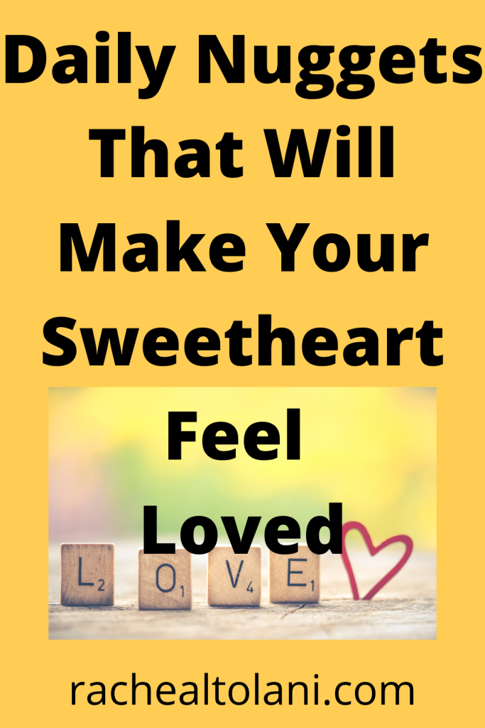 How to make your husband feel loved
