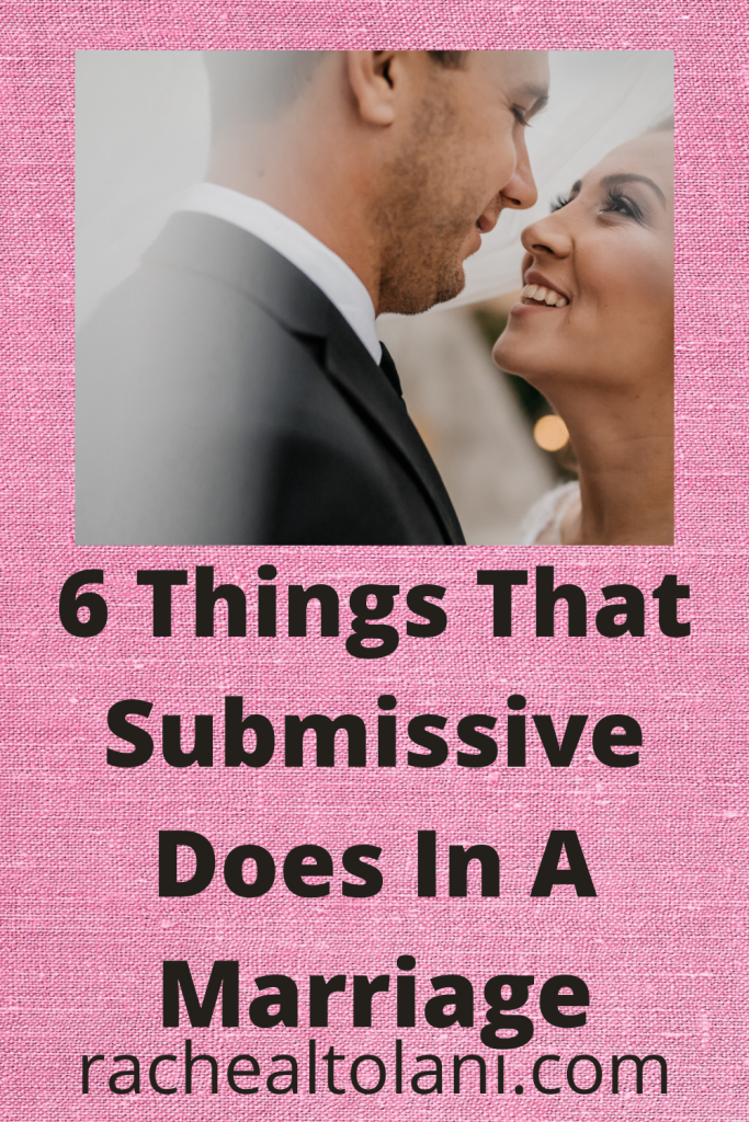 How to be a submissive wife