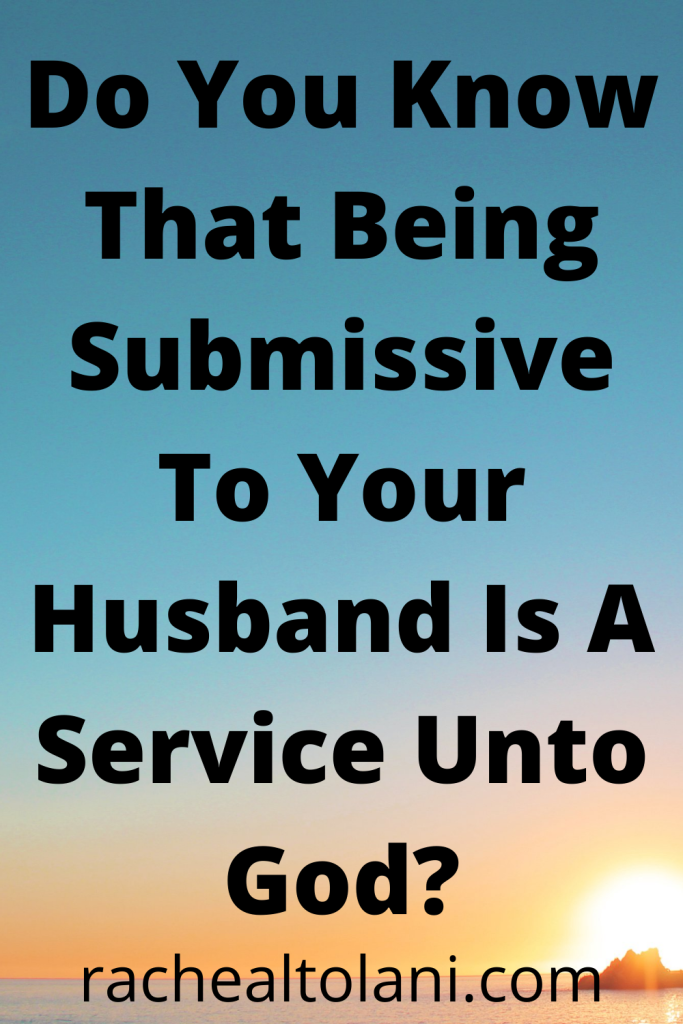 How to be a submissive wife