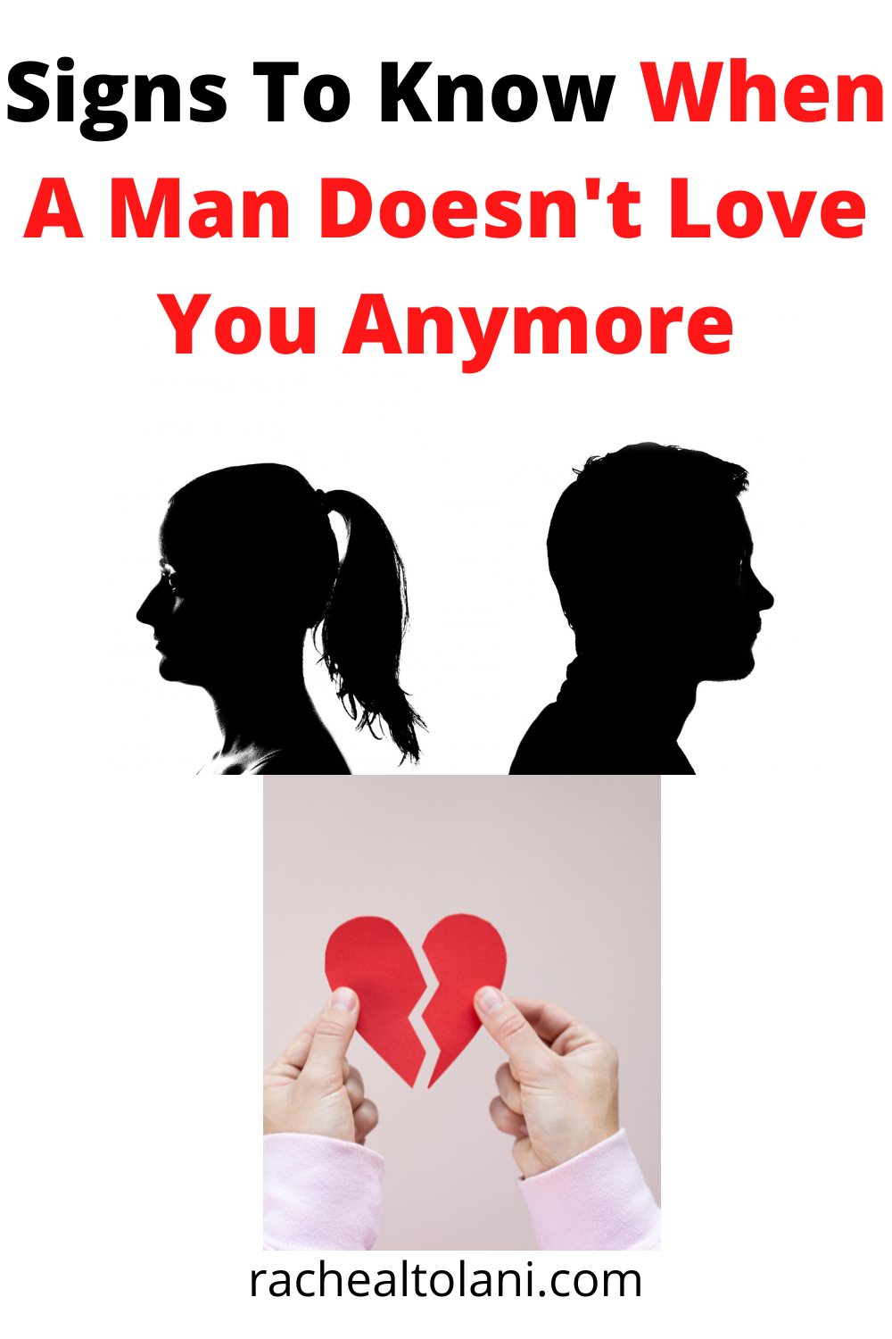 Signs that he doesnt love you anymore