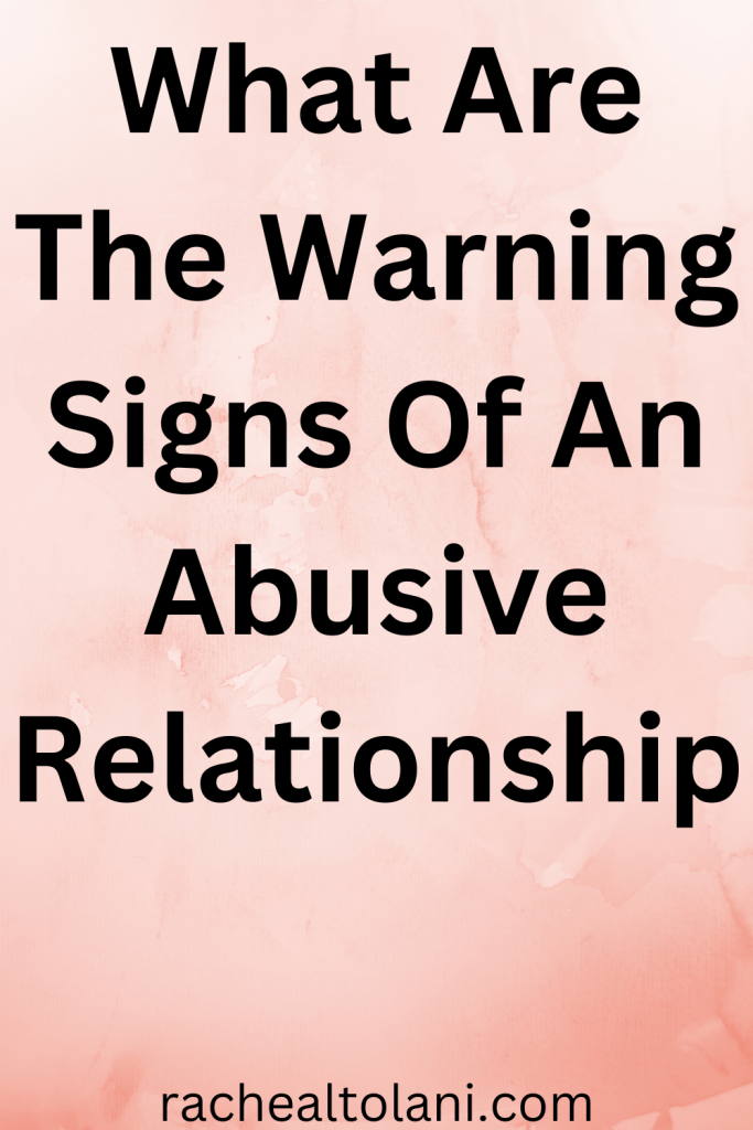 Signs of an abusive relationship