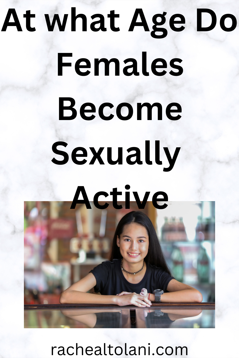 At what age do females become sexually active