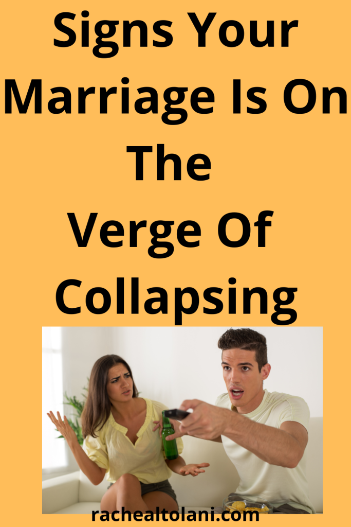 Stages of a dying marriage