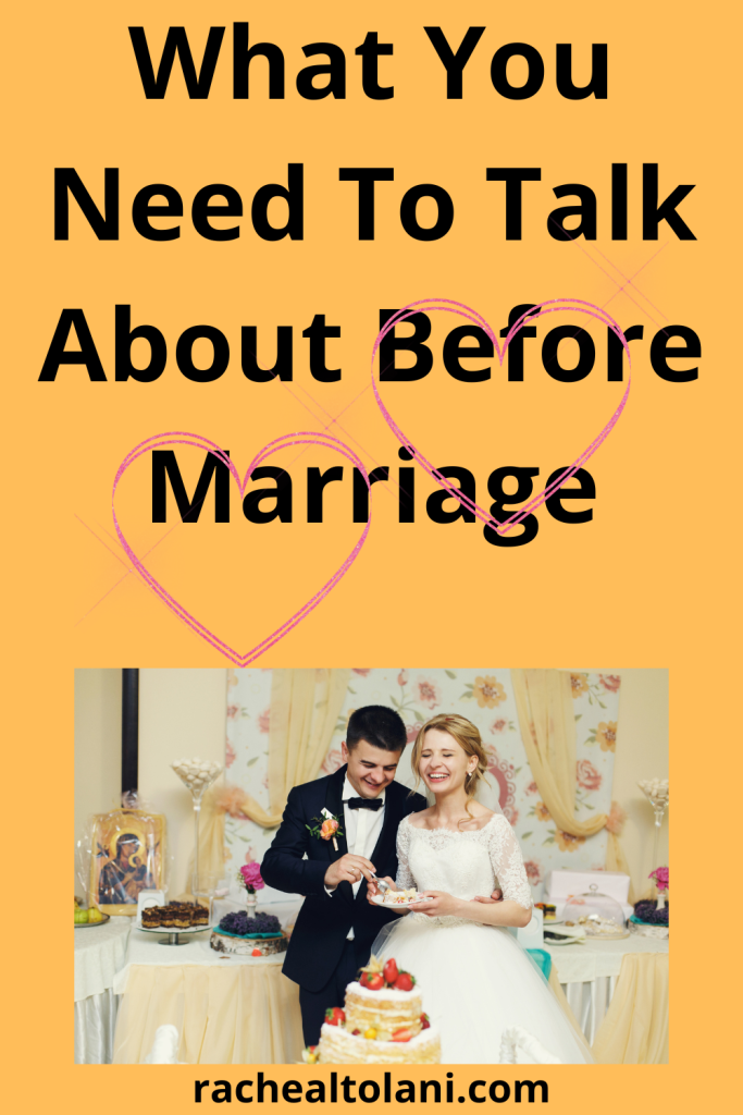 Things you must discuss before marriage