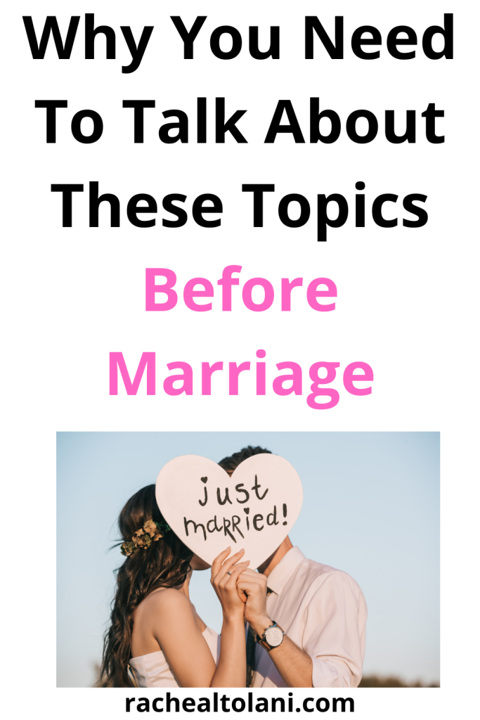 11 Important Things To Discuss Before Marriage