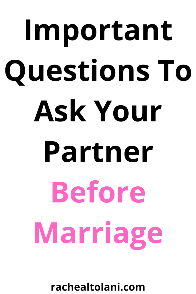 11 Important Things To Discuss Before Marriage