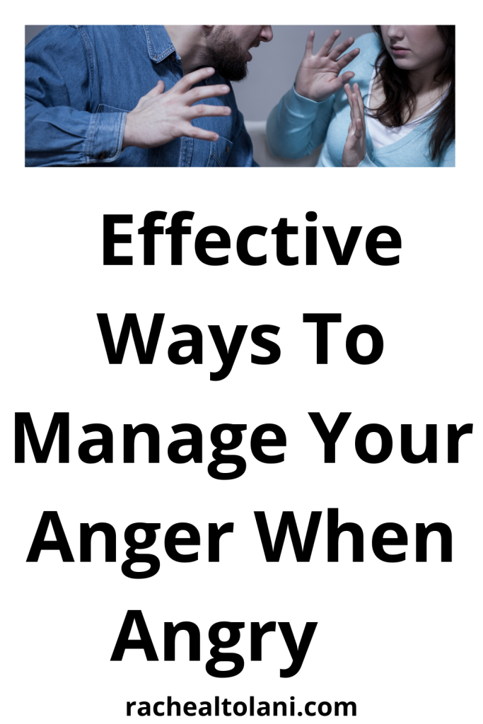 How to control anger in a relationship