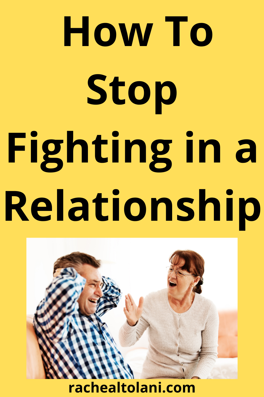 How to stop fighting in a relationship