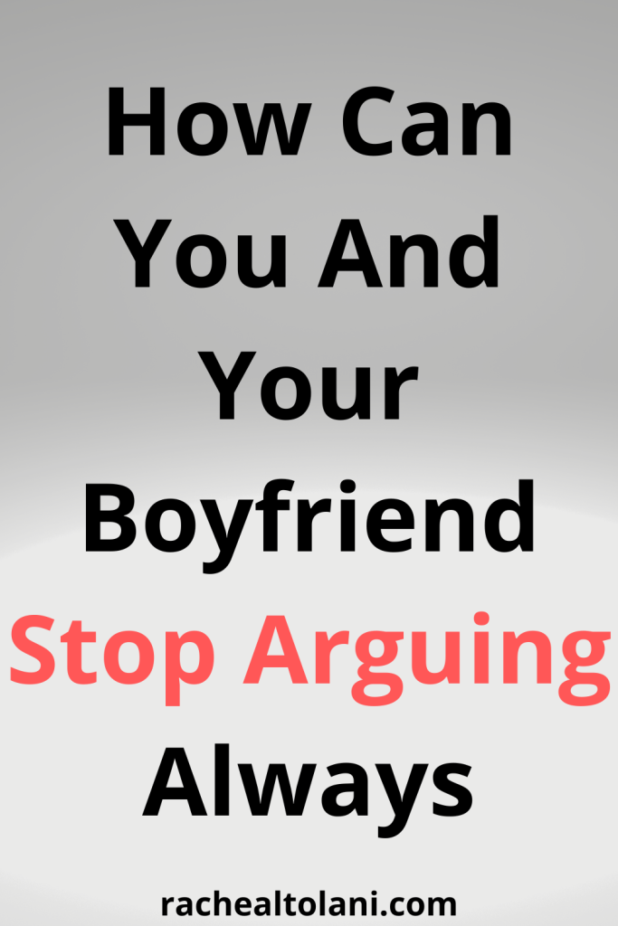 How to stop fighting in a relationship