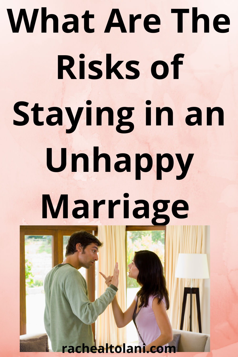 Consequences of staying in an unhappy marriage