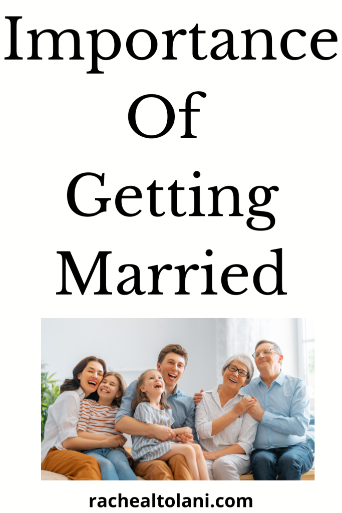 Why you should get married
