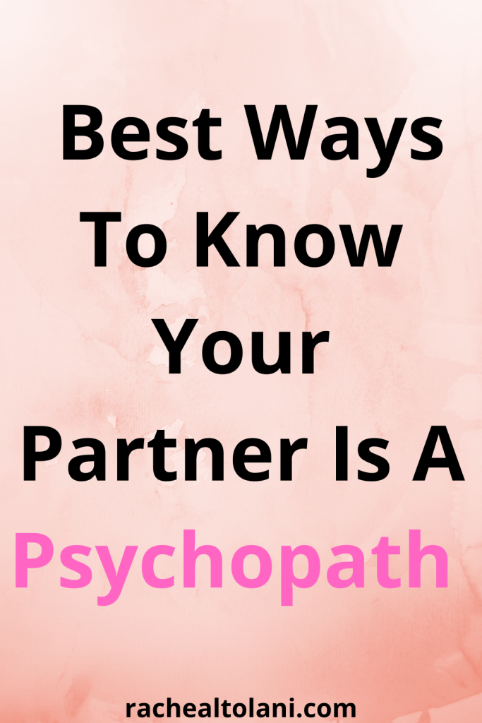 Signs Of A Psychopath  Partner