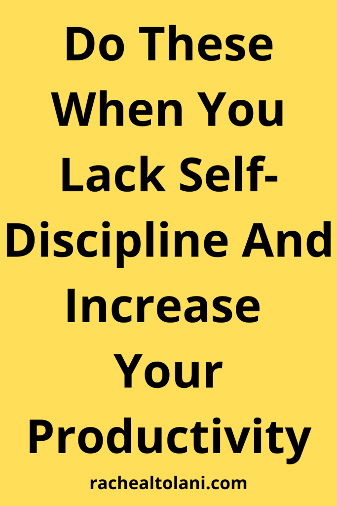 How To Build Self-Discipline