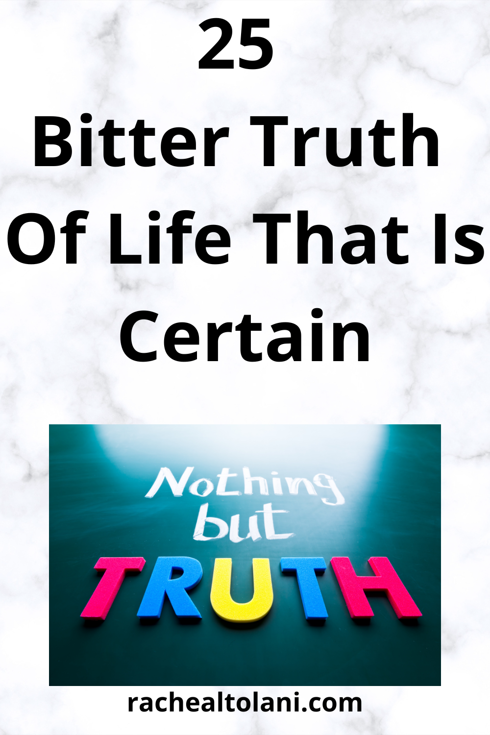 Bitter truth of life