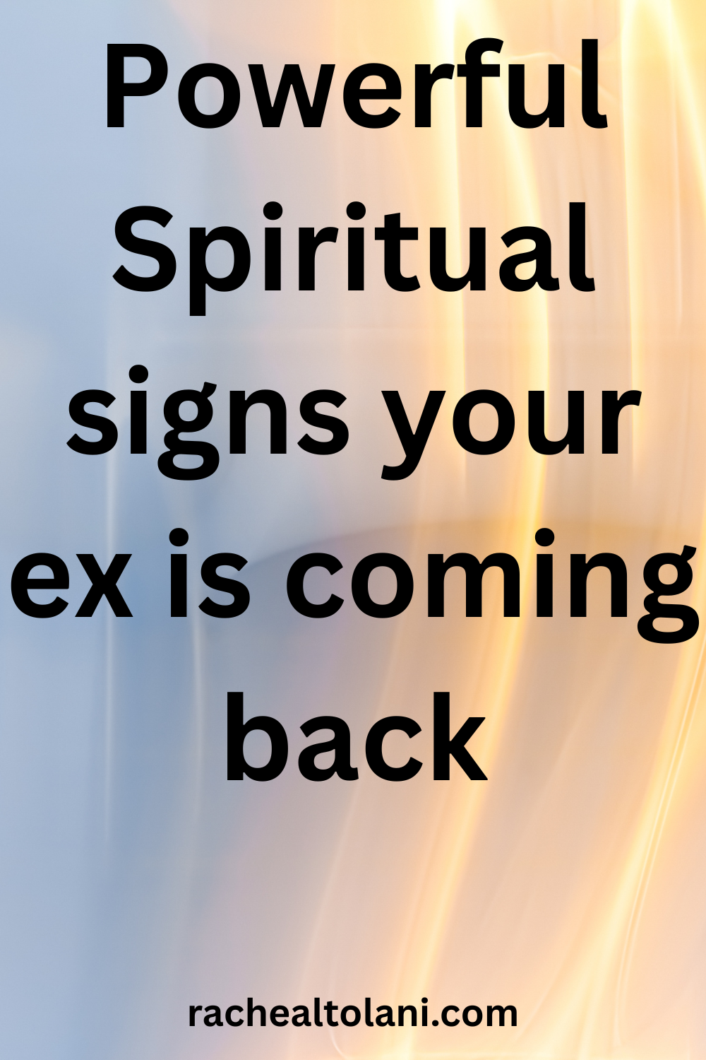 Spiritual signs your ex is coming back