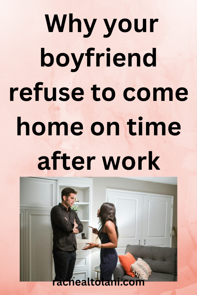 why men don’t like going home after work