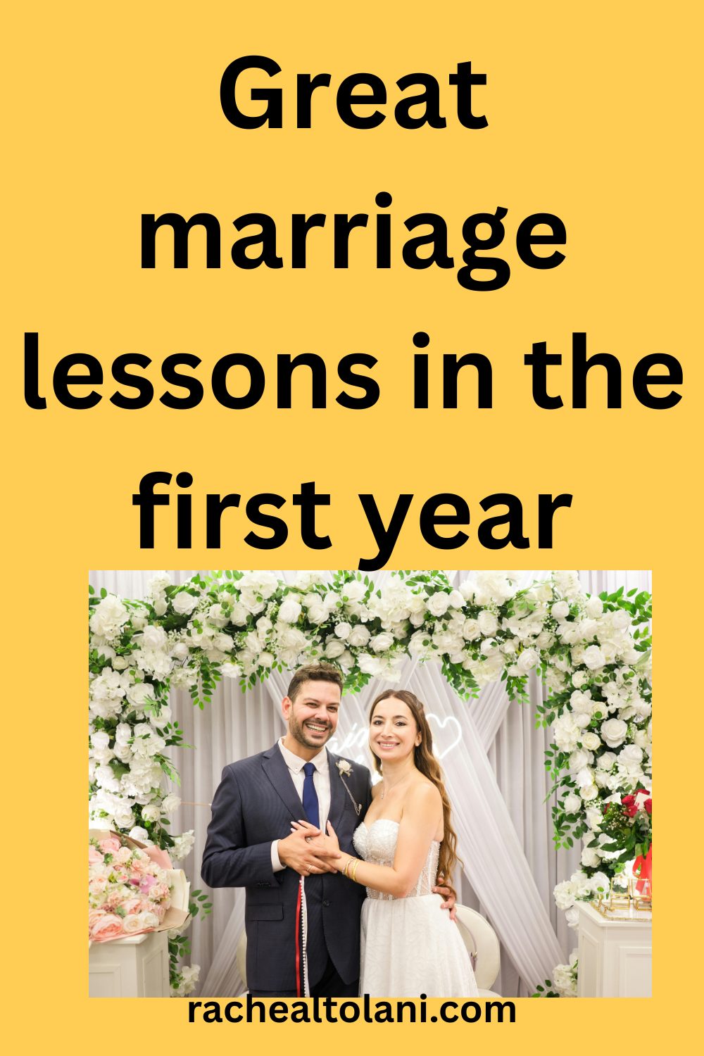 Marriage lessons in the first year