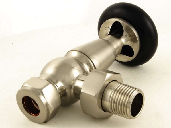 ETO-AG-SN Eton radiator valves manual satin nickel 1